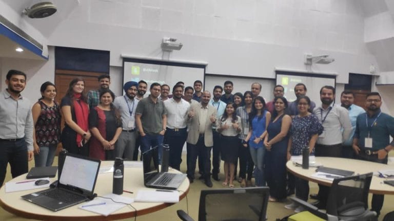 Hitesh Motwani training CMOs at IIM Bangalore