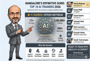 Top AI trainer in Bangalore