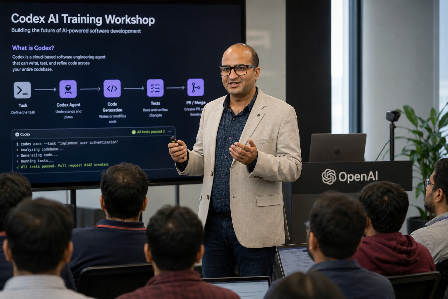 hitesh training codex to developers